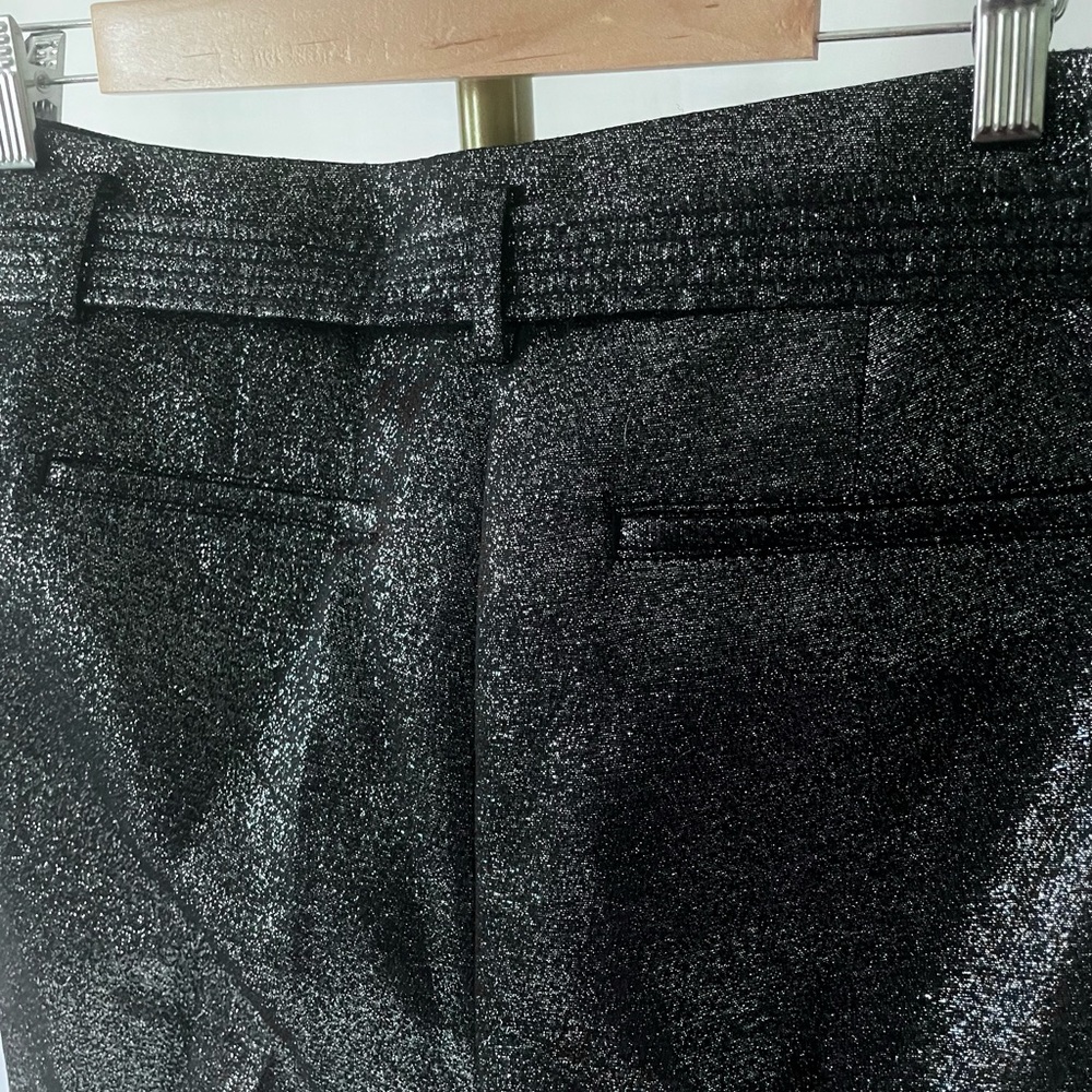 LOFT Metallic Tie Waist Dress Pants 🖤🩶 - Picture 7 of 8